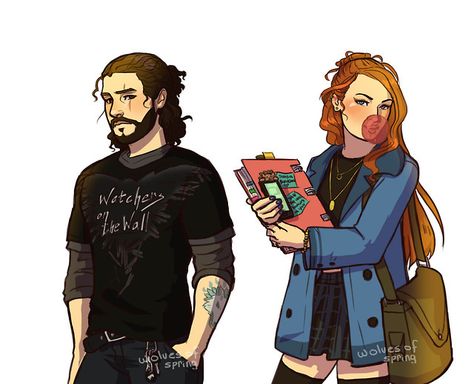 Jon And Sansa, No One Asked, The North Remembers, Modern Games, Gra O Tron, Games Of Thrones, Game Of Thrones Art, Sansa Stark, Game Of Thrones Houses