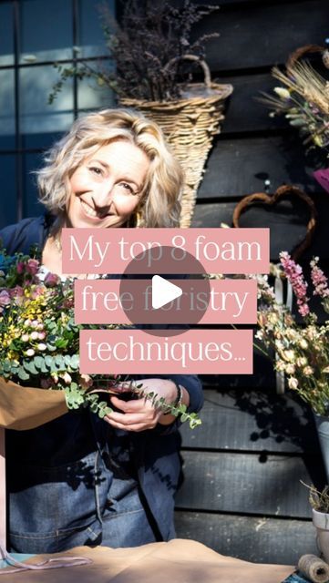 Foam Floral Arrangements, Flower Mechanics, Floral Mechanics, Floral Art Arrangements, Silk Florals, Time And Time Again, Floral Arrangements Diy, Cut Flower Garden, Floral Foam