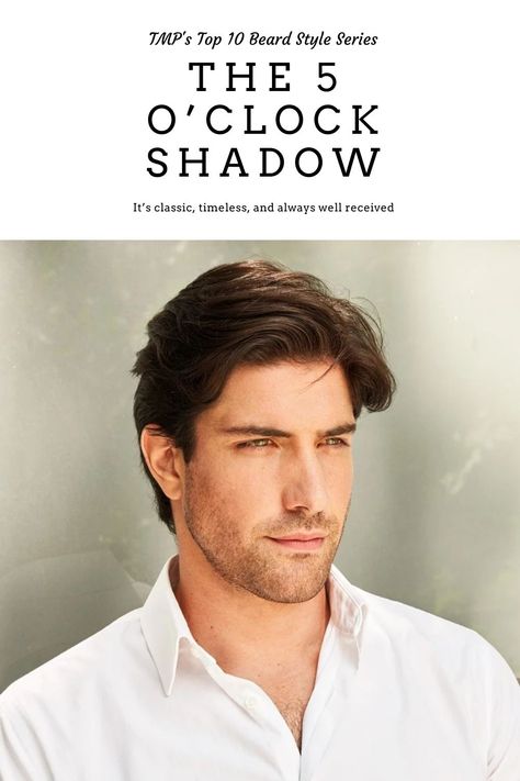 The 5 o’clock shadow, or stubble beard, is as short of a beard as you can get. It’s classic, timeless, and always well received. David Beckham, Adam Levine, Zac Effron, and many more have made the designer stubble a staple of men’s grooming, and we don’t predict it going away anytime soon. Designer Stubble, Stubble Beard, Manly Things, 5 O Clock, Men's Hairstyles, Adam Levine, David Beckham, 3 O Clock, Beard Styles