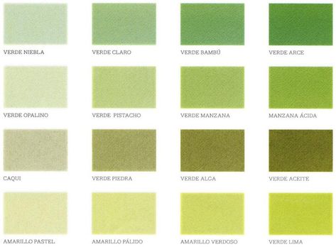 Verdes con luz. Elige tonos con toques de amarillo para ambientes con poca luz. Colores cálidos: los más acogedores · ElMueble.com · Especiales. Green color Pantone Colour Palettes, Family Tree Wall, Color Palette Design, Luz Natural, Cute Room Decor, Boho Bedroom, Color Pallets, Pantone Color, Room Colors