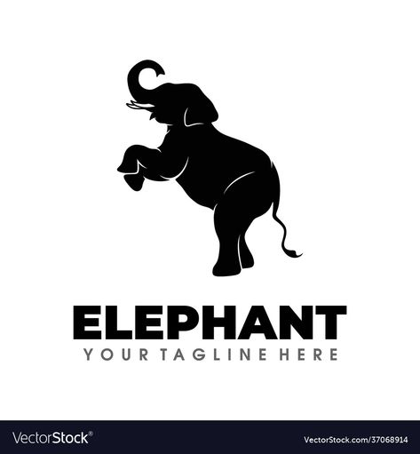 Elephant Logo Design, Elephant Logo, Signature Ideas, Logo Design Template, Design Vector, Design Template, Png Images, Vector Images, Vector Free