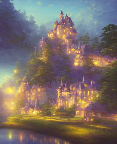 Lexica – thomas kinkade Comic Environment, Romantic Disney, Thomas Kinkade Art, Thomas Kinkade Paintings, Environment References, Kinkade Paintings, Thomas Kinkade Disney, Makoto Shinkai, Thomas Keller