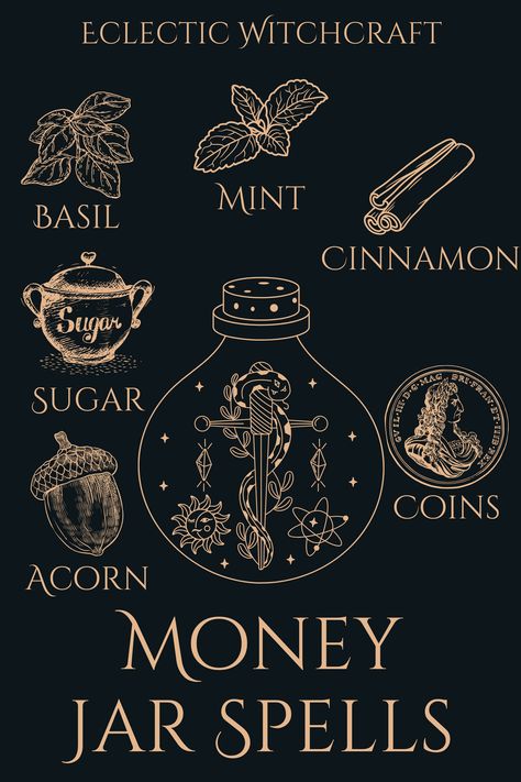 Ritual For Money, Money Astethic, Money Spell Jar, Real Witchcraft, Abundance Spell, Witches Jar, Aesthetic Money, Candle Ritual, Powerful Money Spells