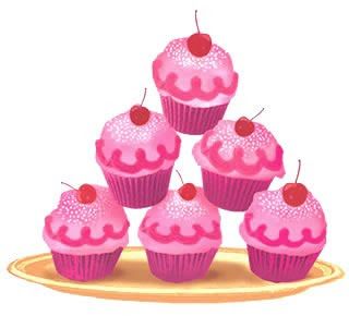 DESIGN CONTEXT: Cupcake Illustration Pinkalicious Birthday Party, Pinkalicious Party, Book Cupcakes, Cupcake Illustration, Ice Cream Floats, Glitter Text, Cupcake Art, Pink Cupcakes, Glitter Graphics