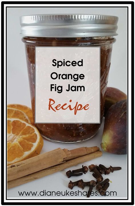 Orange Fig Jam Recipe, Orange Fig Jam, Fig Jams, Orange Jam Recipes, Fruit Butters, Fig Jam Recipe, Canned Strawberries, Orange Jam, Jam And Jelly