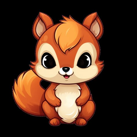 Download AI generated cute chibi squirrel. cartoon squirrel character. for free Cute Animal Drawings Doodles, Cartoon Squirrel Tattoo, Cute Squirrel Art, Chibi Squirrel, Chibi Cartoon Characters, Drawing Reference Animals, Cute Squirrel Cartoon, Squirrel Character, Animal Cartoon Characters