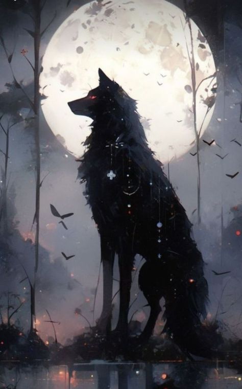 Mystical Wolf Art, Wolf Art Fantasy, Magical Wolf, Shadow Wolf, Fantasy Wolf, Spirit Animal Art, Wolf Wallpaper, Wolf Pictures, Muse Art