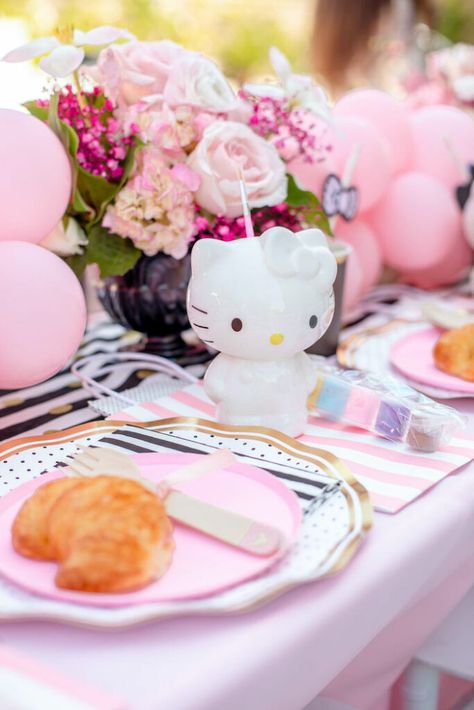 Hello Kitty Picnic Party, Hello Kitty In Paris Birthday, Hello Kitty Brunch, Hello Kitty Spa Party, Hello Kitty Cafe Party, Hello Kitty Bachelorette Party, Hello Kitty Tea Party Ideas, Sanrio Tea Party, Hello Kitty Adult Party