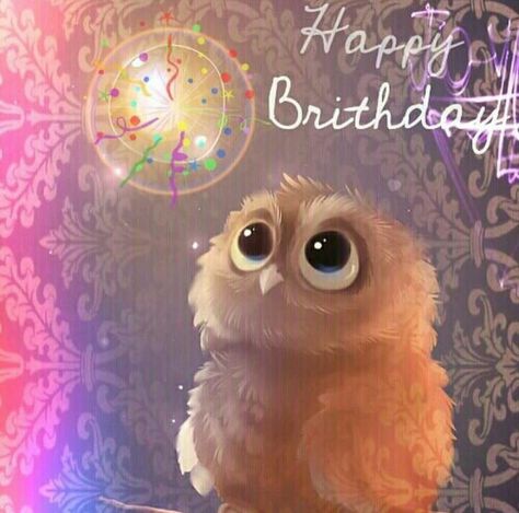 Owl Birthday Wishes, Owl Sayings, Happy Birthday Owl, Birthday Owl, Owl Quotes, Owl Cute, Birthday Memes, Happy June, Coffee Gif