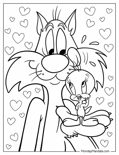 20 Tweety Bird Coloring Pages (Free PDF Printables) Tweety Bird Coloring Pages, 90s Cartoon Coloring Pages, Cartoon Coloring Pages Free Printable, Colouring Pages Disney, 2000s Coloring Pages, Letter H Coloring Page, Cartoon Character Coloring Pages, Animal Coloring Pages Free Printable, Afterschool Crafts