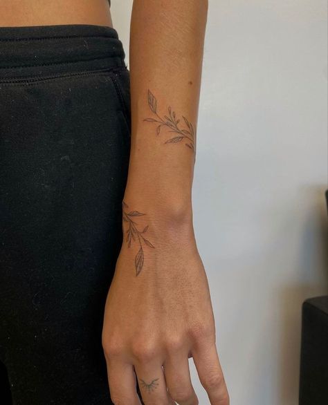 Arm Wrap Tattoo, Wrap Around Wrist Tattoos, Wrist Bracelet Tattoo, Around Arm Tattoo, Wrap Around Tattoo, Cuff Tattoo, Wrap Tattoo, Flower Wrist Tattoos, Small Forearm Tattoos