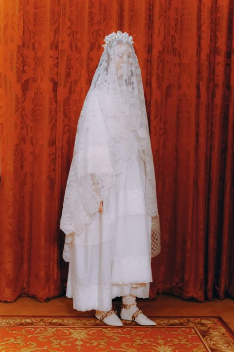 AW20 Archive – Simone Rocha Bride Of Christ, Alternative Wedding, Here Comes The Bride, Wedding Looks, Styled Shoot, White Wedding, Fashion Magazine, Wedding Bridal, Wedding Styles