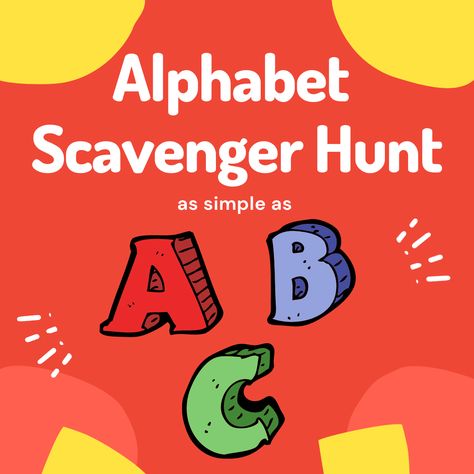 Looking for something quick and easy to do RIGHT NOW with your kids? Check out the Alphabet Scavenger Hunt at GamesAfoot.net! https://gamesafoot.net/alphabet-scavenger-hunt/ #homeschooling #distancelearning #schoolathome #scavengerhunt #gameschooling #abc #alphabet Alphabet Scavenger Hunt, Abc Party, Scavenger Hunt Games, Abc Alphabet, Make A Game, Write It Down, Lists To Make, Kids Writing, Party Celebration