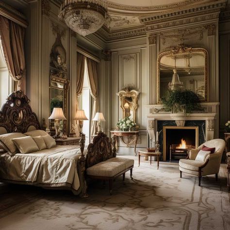 3+ Key Elements that Define a Georgian Bedroom Masterpiece • 333+ Images • [ArtFacade] Georgian House Bedroom, Georgian Bedroom Interiors, Victorian Era Bedroom Aesthetic, Manor House Interior Bedroom, Classic French Bedroom, Victorian Home Bedroom, Royal Room Bedrooms, Georgian Bedroom Ideas, French Chateau Interiors Bedrooms