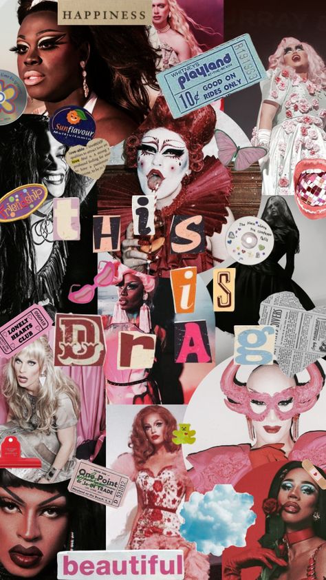 can you spot a banddaid, fruit sticker, and a cd in this sea of drag queens? 🫣 #dragqueen #aesthetic #love Drag Queens Aesthetic, Drag Show Poster, Drag Show Aesthetic, Drag Race Wallpaper, Drag Race Aesthetic, Drag Queen Wallpaper, Queer Love Aesthetic, Drag Poster, Drag Wallpaper