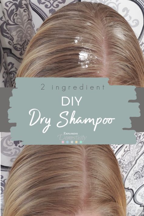 Super easy DIY Dry Shampoo with only two ingredients you probably have at home!  #dryshampoo #diydryshampoo #hairdiy #hairhacks #haircare #diy #moneysaving #hair Diy Dry Shampoo Corn Starch, Dry Shampoo Dark Hair, Dove Dry Shampoo, Low Thyroid Remedies, Diy Shampoo Recipe, Dry Shampoo Powder, Shampoo Cap, Diy Dry Shampoo, Diy Shampoo