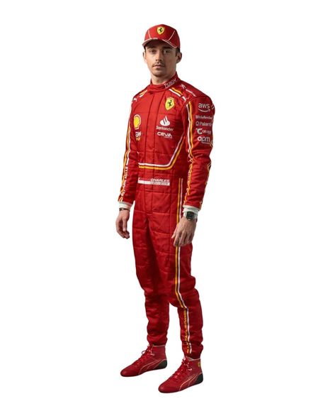 2024 CHARLES LECLERC scuderia ferrari race suit new If you need a name and flag added to the racing suit, there will be no additional cost it’s complimentary! Feel free to personalize your suit with your Name & Flag. #racesuit #racing #race #kart #kartingrace #kartbroficial #kartodromo #lovekart #gokart #2024 #ferrari #kartsuit Charles Leclerc Racing Suit, Ferrari Race Suit, Arm Stretches, Race Suit, Go Kart Racing, Racing Club, Kart Racing, Racing Suit, Ferrari F1