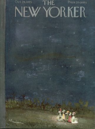 oct. 1955 New Yorker Fall Covers, New Yorker Autumn Covers, The New Yorker Halloween, The New Yorker October, The New Yorker Halloween Covers, The New Yorker Magazine, New Yorker Magazine, New Yorker Covers, Cobble Hill