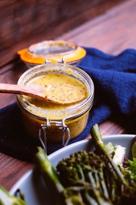 Yellow Miso Recipes, Mustard Sauce, Miso Mustard Sauce, Wasabi Mustard Recipe, Orange Miso Dressing, Miso Sesame Ginger Dressing, Miso Mustard Dressing Recipe, Japanese Mustard Greens, Buddha Bowl Sauce