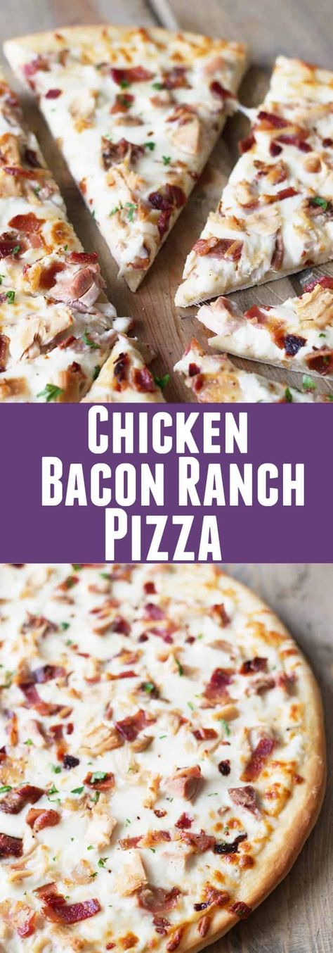 Bacon Ranch Pizza, Ranch Pizza, Chicken Bacon Ranch Pizza, Perfect Pizza, Healthy Pizza, Pizza Recipes Homemade, Flatbread Pizza, Munnar, Chicken Bacon Ranch