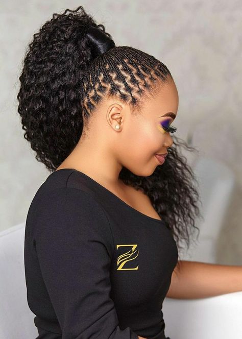 Beautiful Small Knotless Braids #braids #knotless #trend #beauty #cutebraids #hairtrend #blackbeauty Knotless Braids Formal Hairstyles, Small Braid Ponytail For Black Women, Knotless Braids Wedding Hairstyles Black Women, Knotless Braids In A Ponytail, Knotless Braids Wedding Hairstyles, Knotless Braids Updo Hairstyles, Trending Braids For Black Women, Knotless Braids Hairstyles Updo, Small Knotless Braids Hairstyles