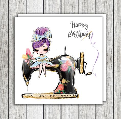 Happy Tailor Day, Couple Christmas Card, Happy Birthday Clip Art, Birthday Clip, Funny Happy Birthday Wishes, Stitching Cards, Wedding Card Holder, Funny Happy Birthday, Birthday Meme