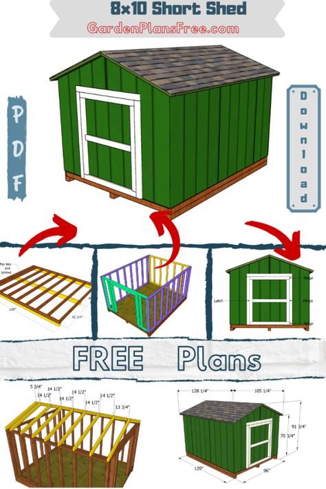 Lean To Shed Plans, Cheap Sheds, Lean To Shed, Outdoor Sheds, Woodworking Workshop, Shed Design, Woodworking Plans Free, Cheap Diy, Woodworking Crafts