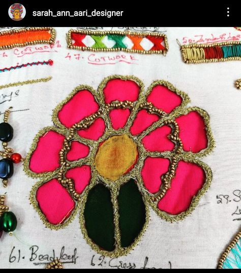 Cut work design Sarah Ann, Aari Embroidery, Hello Friend, Cut Work, Embroidery, Design