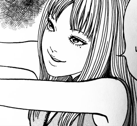 Tomie manga profile pic Junji Ito Pfp, Foo Fighters Everlong, Tomie Kawakami, Orihime Inoue, Japanese Horror, Junji Ito, Graphic Poster, Anime Demon, Manga Art