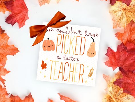 Teacher Cookie Tag, Thanksgiving Gifts For Teachers, Fall Teacher Gifts, Thanksgiving Teacher Gifts, Teacher Thanksgiving, Teacher Thank You Gifts, Thanksgiving Goodies, Printables Design, Halloween Treat Tags