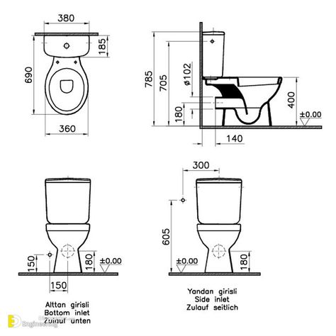 Toilet Dimension Plan, Wc Dimensions, Plumbing Symbols, Bathroom Planning, Toilet Dimensions, Toilet Design Modern, Shower Dimensions, Bathroom Layout Plans, Plumbing Layout