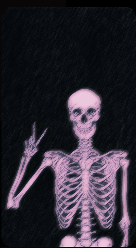 Pink And Black Skeleton Wallpaper, Hello October Spooky, Skellington Wallpaper Aesthetic, Spooky Screen Savers, Black And Pink Halloween Wallpaper, Pink Halloween Wallpaper Desktop, Pink Skeleton Wallpaper, Pink Spooky Aesthetic, Pink Halloween Wallpaper