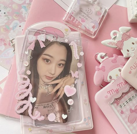 Kpop Deco Toploader, Pc Decoration, Kpop Deco, Toploader Deco, Kpop Diy, Pop Collection, Top Loader, Jet Pens, Layout Inspiration