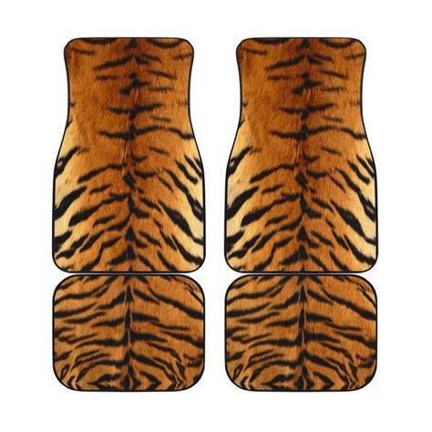 Tiger Skin Car Floor Mats Custom Animal Car Accessories Perfect gift for your cars: treat yourself or birthday gift for someone awesome. They will be loved it. All of our Vivy: Fluorite Eye's Song Car Floor Mats are custom-made-to-order and handcrafted to the highest quality standards. Add style to your car while keeping your floors clean and protected! Features a durable and easy-to-clean custom print constructed from waterproof polyester material. Rubberized backing with black finished edges e Car Accessories Men, Weather Fronts, Car Accessories For Guys, Tiger Skin, Tiger Pattern, Gt Cars, Car Floor Mat, Carpet Mat, Floor Carpet