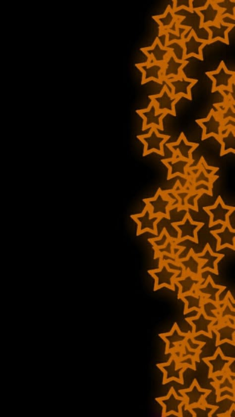 Orange stars Orange Wallpaper Y2k, Orange Y2k Wallpaper, Orange Home Screen Ideas, Dark Orange Wallpaper Aesthetic, Black And Orange Aesthetic Wallpaper, Dark Orange Aesthetic Wallpaper, Wallpaper Backgrounds Orange, Black And Orange Wallpaper Iphone, Dark Orange Wallpaper