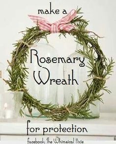 Kitchen Apothecary, Rosemary Wreath, Herbal Soup, Wiccan Crafts, Wiccan Decor, Pagan Crafts, Dekor Diy, Witchy Crafts, Herbal Magic