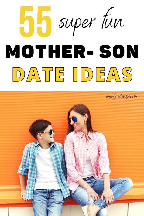 Are you looking for fun and adventurous Mother son day ideas? If yes, then this list is just for you! These mother-son activities are the perfect way to spend quality time with your sons and nurture the special relationship you have.These mother-son date ideas have something for everyone, from adventurous outdoor activities to relaxed and fun things to do at home together. Mom And Son Date Ideas Quality Time, Mom Son Dates, Mother Son Bonding Ideas, Mommy Son Dates, Mother Son Date Night Ideas, Mother Son Dates, Mother And Son Activities, Mother Son Event Ideas, Yes Day Ideas For Kids