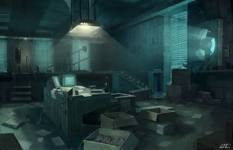 The lab Concept Art World, Entertainment Design, Game Concept Art, A Concept, Environment Design, Environment Concept Art, Environmental Art, Post Apocalyptic, Art Center