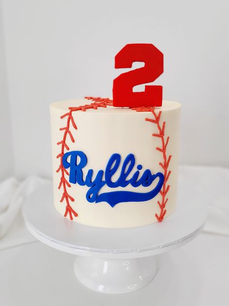 Rookie Year Baseball Cake, Baseball Birthday Party Cake, Baseball Cakes For Boys, Baseball 1st Birthday Cake, Rookie Of The Year First Birthday Cake, Baseball First Birthday Cake, Baseball Cake Ideas, Baseball Smash Cake, Baseball Themed Cake