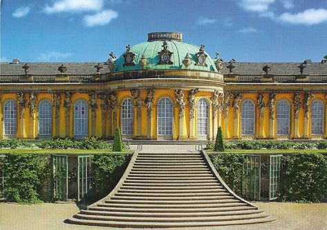 Sanssouci Palace The World’s 10 Most Beautiful Palaces - Spear's Magazine Dreamy Locations, Sanssouci Palace, German Castles, Potsdam Germany, Frederick The Great, New Palace, Schönbrunn Palace, Dragon House, King Of Prussia