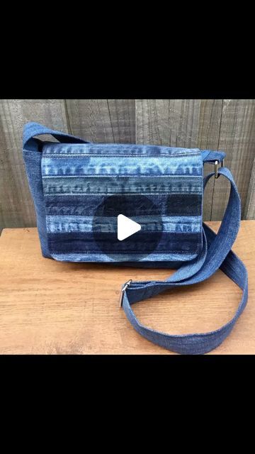 Linda Eales on Instagram: "This messenger bag is perfect for everyday use as a shoulder or crossbody bag.  Handmade from recycled denim, and ready to post from my @madeit store. 🩵👖🩵 . #lindabearshandmade #madeitau #upcycleddenim #recycledjeans #messengerbag #crossbodybag #everydaybag  #aussiehandmade #denimbag #upcyclingdenim #reducereuserecycle #madeinmelbourne" Recycled Denim Bags, Denim Crossbody, Reduce Reuse Recycle, Recycled Jeans, Upcycled Denim, Recycled Denim, Denim Bag, Everyday Bag, Be Perfect