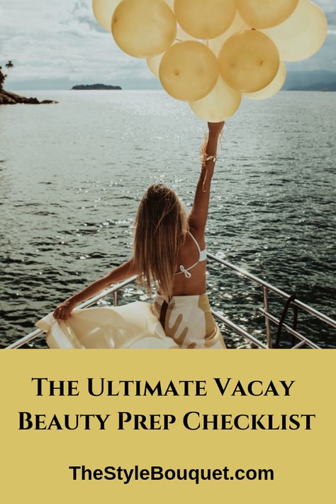 Going on vacation this summer? This beauty checklist will aid you in your preparations! Vacation Prep Checklist Beauty, Vacation Prep Beauty, Pre Vacation Beauty Prep, Vacation Beauty Prep, Beauty Checklist, Prep Checklist, Vacation Prep, Holiday Skin, Influencer Tips