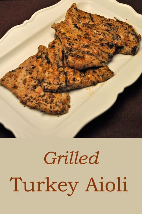 Soy Sauce Marinade, Turkey Cutlets, Garlic Mayo, Greek Seasoning, Grilled Turkey, Summer Festivals, Super Easy Recipes, Aioli, Chicken Tenders