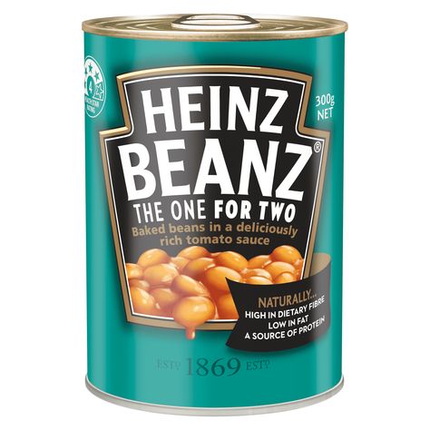 Baked Beans In Tomato Sauce, Noah Core, Beans In Tomato Sauce, Heinz Beans, Apocalypse Au, Heinz Baked Beans, Canned Baked Beans, Baked Bean Recipes, Beef Sausage