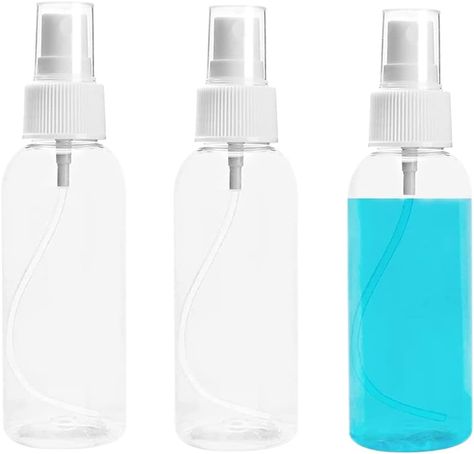 Symbah Atomiser Spray Bottle 100 ML (3 PCS) Fine Mist Refillable Clear Plastic Mini Empty Small Spray Bottles for traveling, cosmetic, perfume, cleaning liquid, essential oil : Amazon.co.uk: Beauty Small Spray Bottle, Fine Mist Spray Bottle, Pet Spray, Plastic Spray Bottle, Reusable Bottle, Cosmetic Bottles, Lotion Dispenser, Mist Spray, Empty Bottles