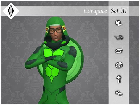 AleNikSimmer's Carapace - Set011 Sims 4 Ladybug, Uraraka Cosplay, Sims 4 Black Hair, Sims 4 Anime, Sims 4 Characters, Sims Community, Sims 4 Cc Finds, Ts4 Cc, Star Vs The Forces Of Evil