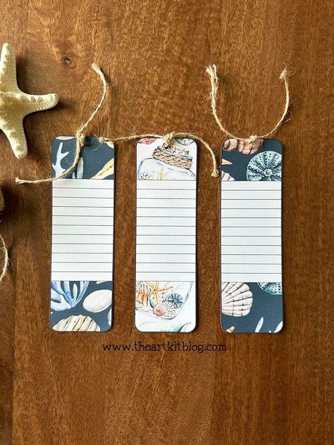 Seashell Lined Bookmarks FREE PRINTABLE DOWNLOAD Sayings About Books, Bookmarks Free Printable, Bookmarks For Kids, Pictures Of Books, Reading For Kids, Kids Reading Books, Reading Post, Bookmark Printing, Teaching Ela