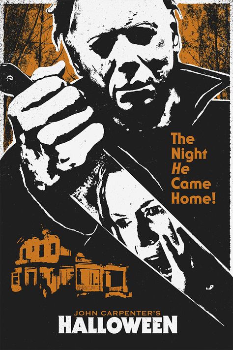 You searched for Halloween - Home of the Alternative Movie Poster -AMP- Horror Pinup, Haddonfield Illinois, Halloween Movie Poster, Halloween Pics, Halloween 1978, Monster Squad, Halloween Film, Horror Stuff, Slasher Movies