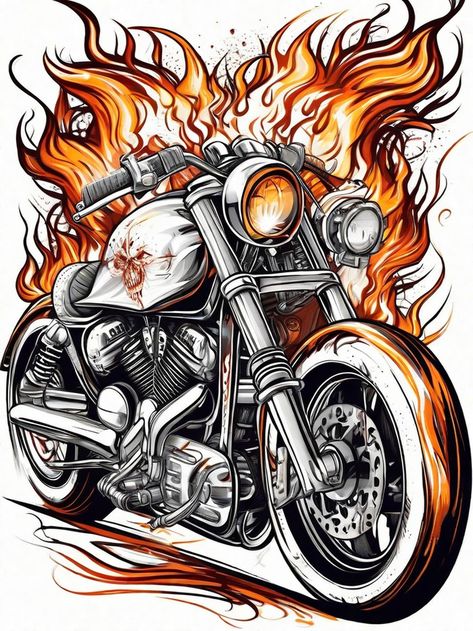 Harley Davidson Illustration, Logo Moto, Harley Davidson Decals, Motor Harley Davidson, Motorcycle Artwork, Motorcycle Drawing, Motorcycle Illustration, Tshirt Ideas, Motorcycle Design