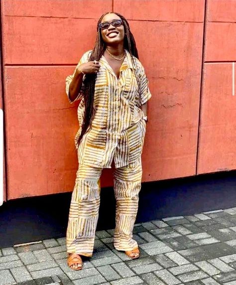 Adire Shirt And Trouser For Women, Adire 2 Piece Set, African Tie Dye Dresses, Adire Pant And Top, Adire Top And Trouser Styles For Ladies, Shirts And Trousers Women, 2 Piece Outfit Set Pants Nigeria, Kampala Two Piece Style, Adire Trousers Styles For Women